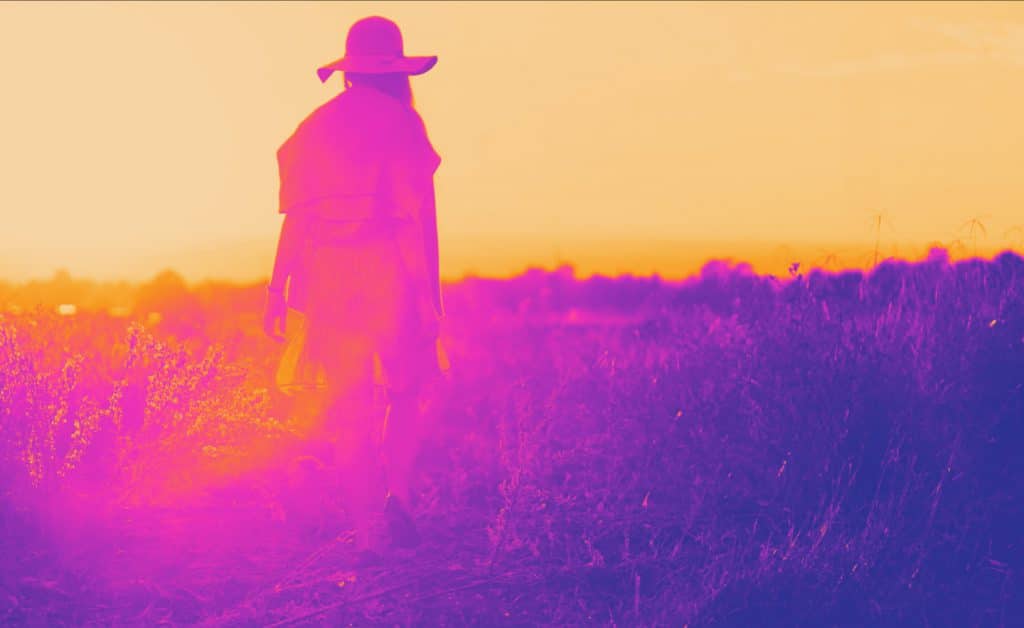 Grounding techniques walking in nature